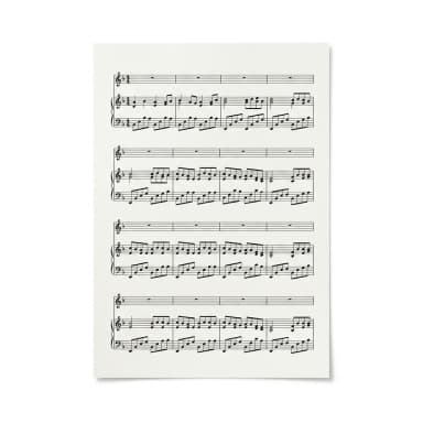 Notenblatt Produktbild
