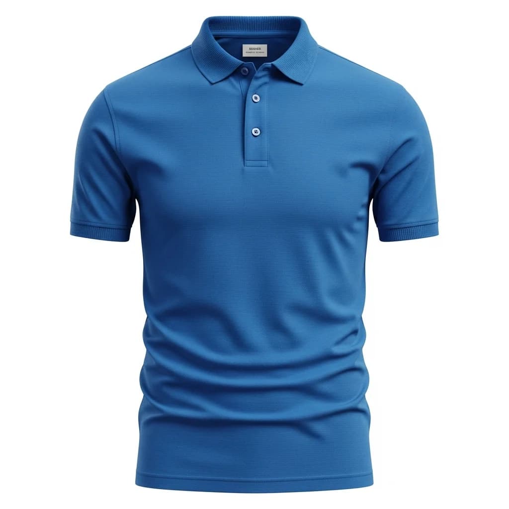 Baumwoll-Poloshirt als Produktbeispiel für Textilien und Bekleidung