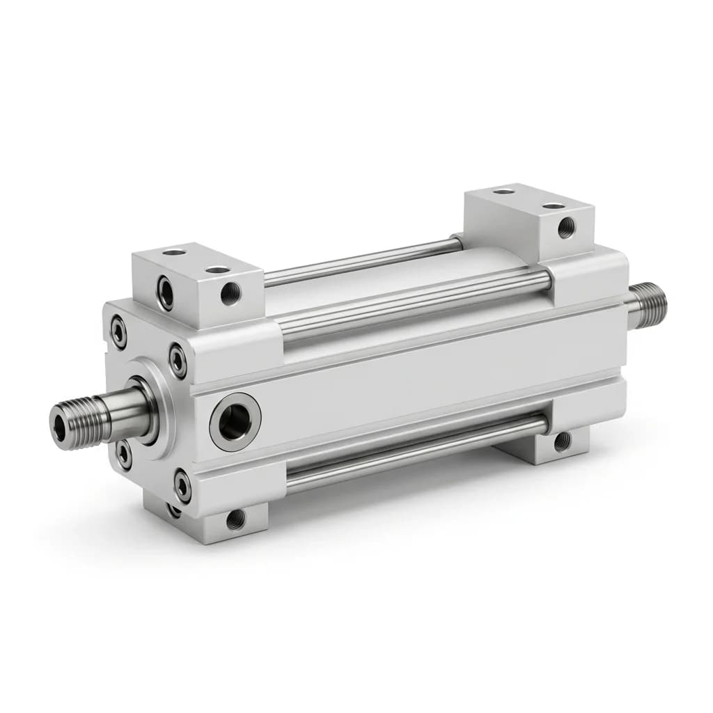 Pneumatikzylinder als Produktbeispiel für Hydraulik und Pneumatik