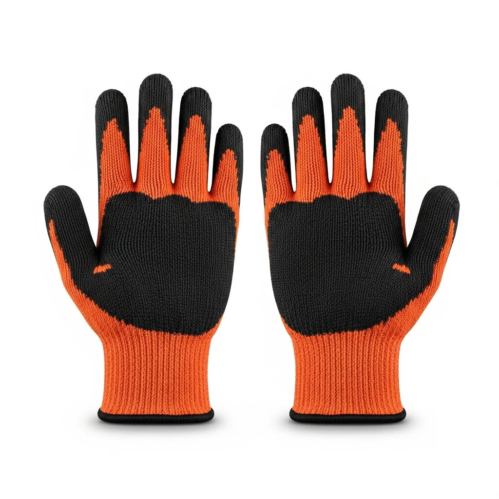 Industrieller Arbeitshandschuh mit Nitrilbeschichtung – Zolltarifnummer 6116.10.20.91.0
