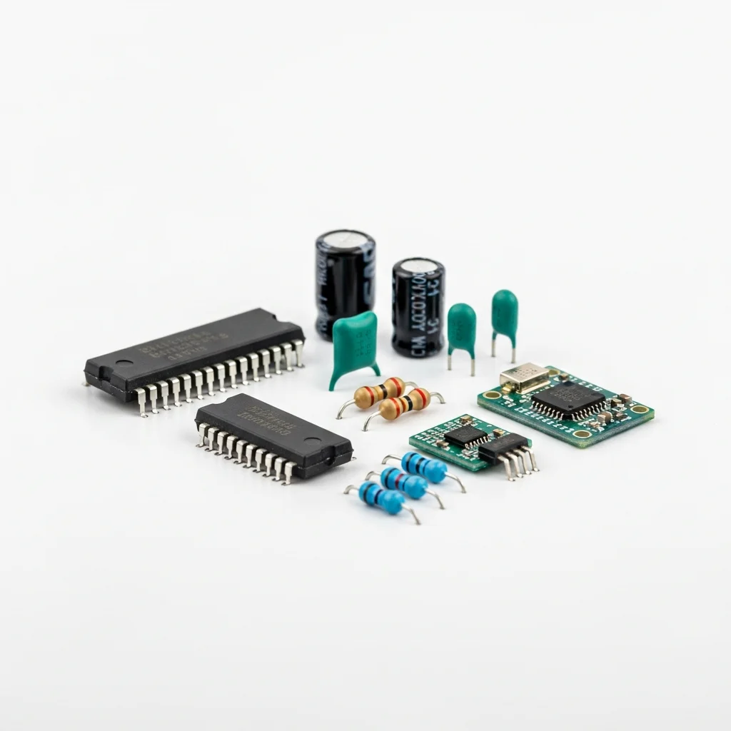 Elektronisches Bauteil – Integrierte Schaltkreise und SMD-Komponenten