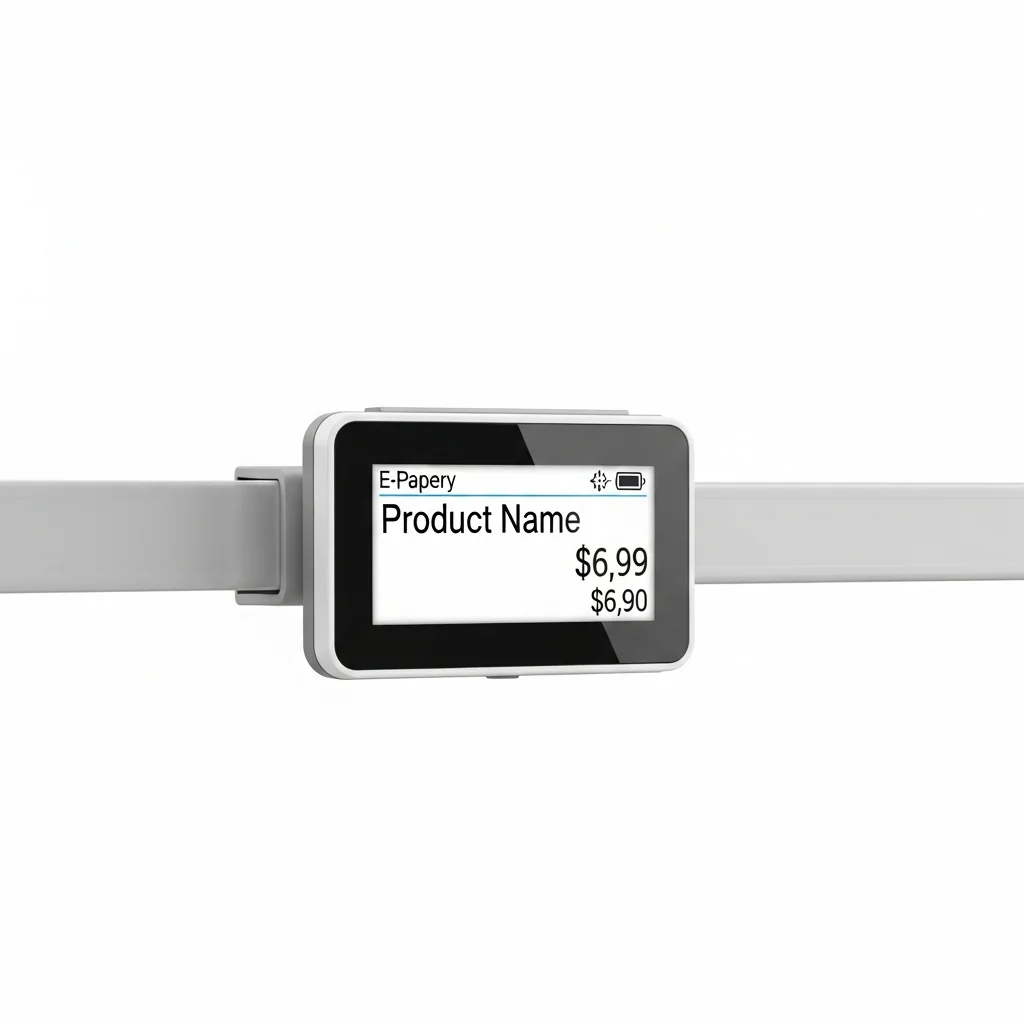 Elektronisches Regaletikett mit E-Ink Display – Zolltarifnummer 8531.80.70.00.0