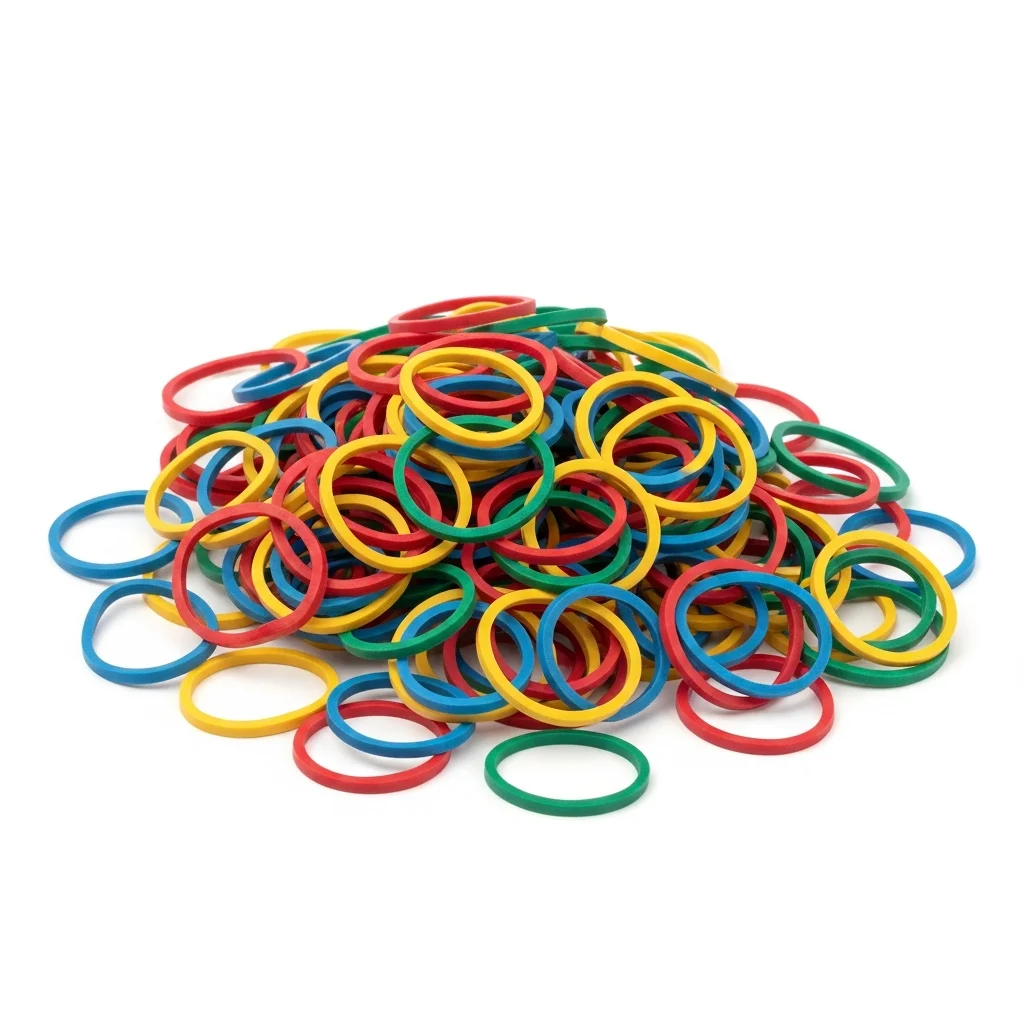 Bunte Gummibänder aus Kautschuk – Zolltarifnummer 4016.99.97.90.0