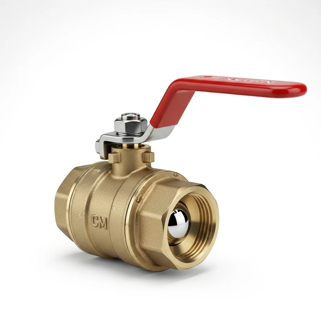 Industrieller Kugelhahn aus Messing – Zolltarifnummer 8481.80.81.90.0