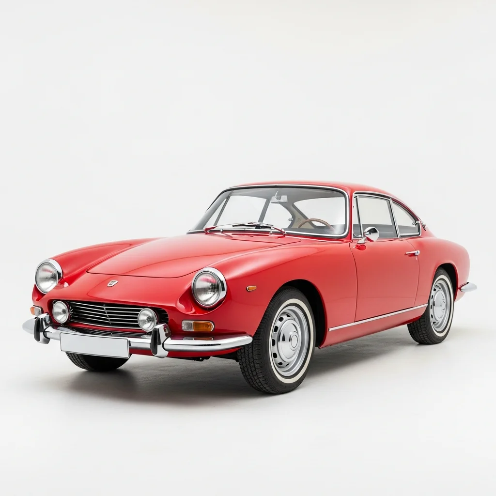 Klassischer roter Oldtimer – Zolltarifnummer 8703.23.90.00.0