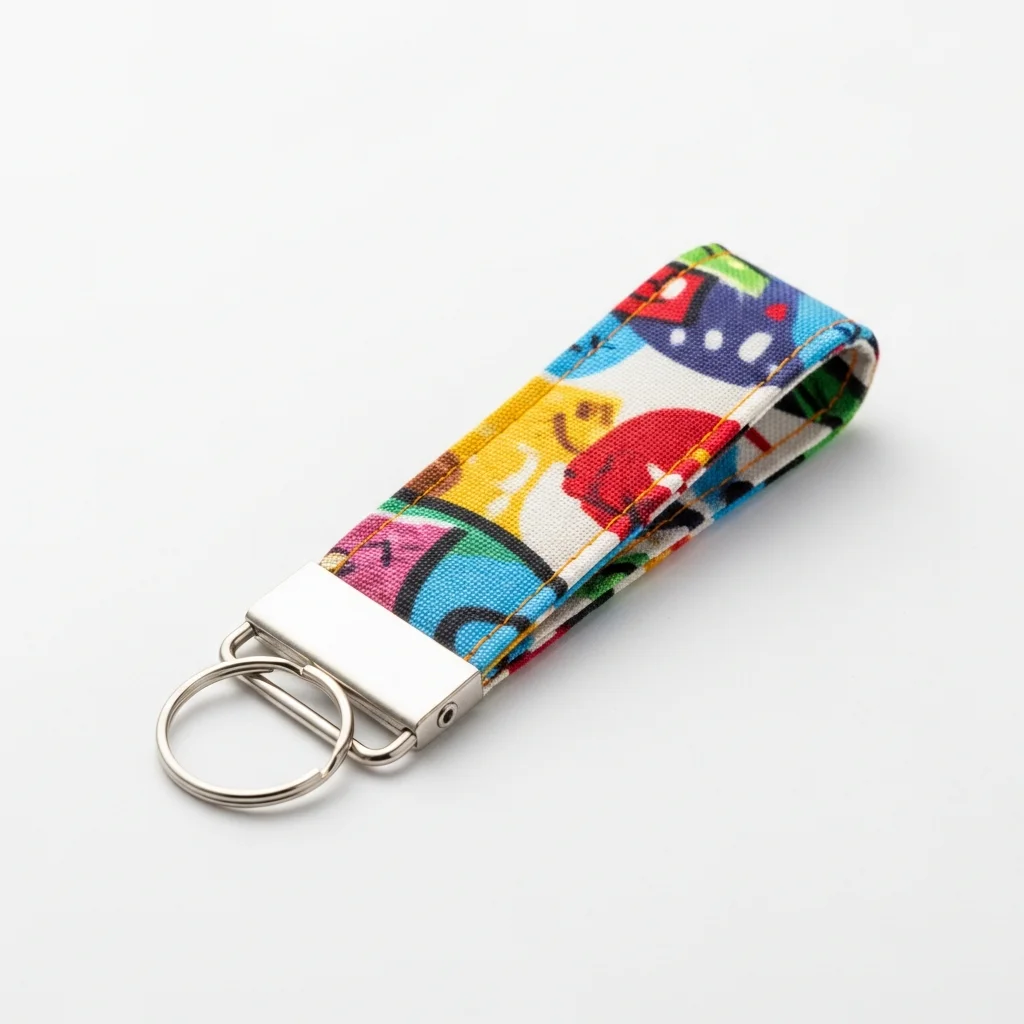 Stoff-Schlüsselanhänger aus Baumwolle – Zolltarifnummer 6307.90.98.99.0