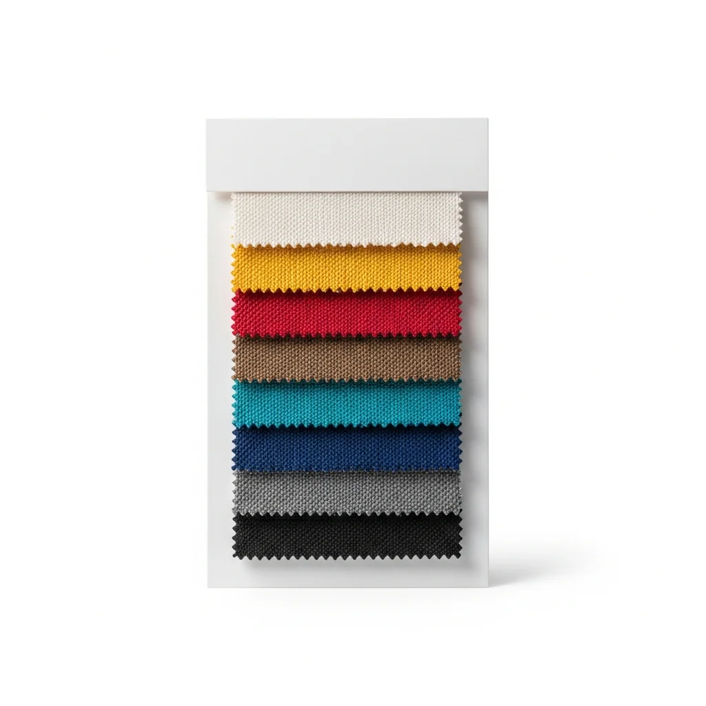 Stoffmusterkarte mit Textilproben – Zolltarifnummer 6307.90.98.99.0