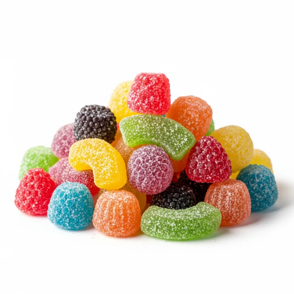 Bunte Gummibonbons und Süßigkeiten – Zolltarifnummer 1704.90.65.00.0