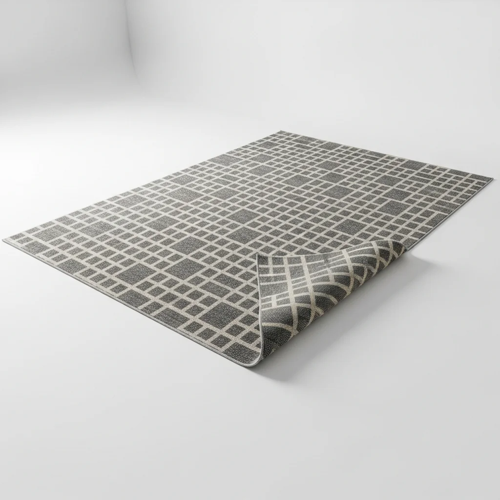 Teppich mit geometrischem Muster – Zolltarifnummer 5703.39.99.00.0