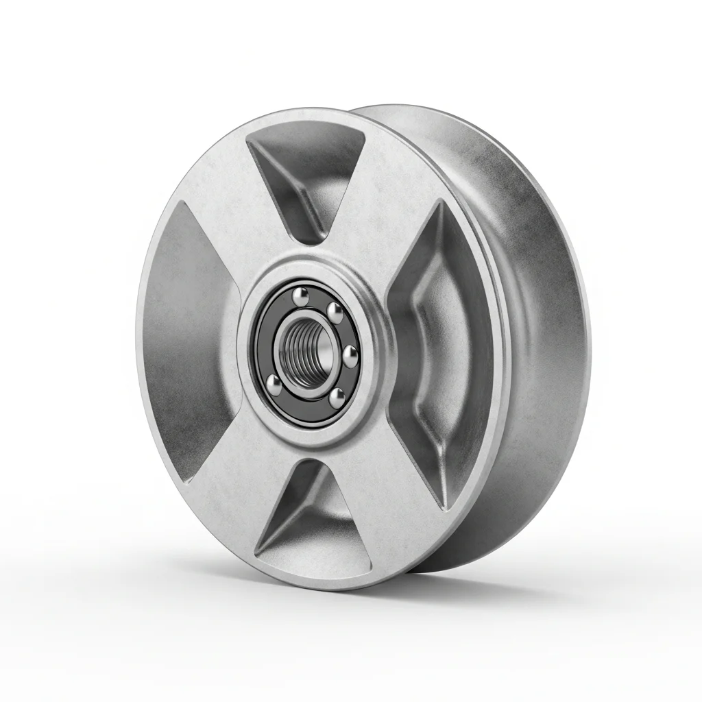 Industrielle Umlenkrolle aus Stahl – Zolltarifnummer 8483.50.80.90.0