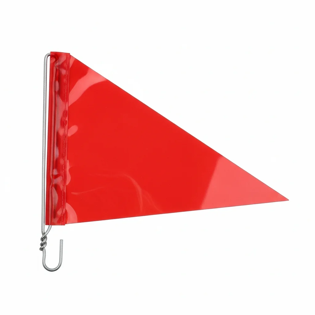 Rote Warnflagge für überstehende Ladung – Zolltarifnummer 3926.90.97.90.0